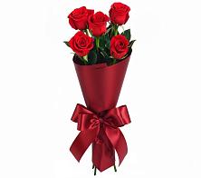 5 Красных роз Эдлесс Лав в Олекминске Букет 5 Красных роз Эдлесс Лав в Олекминске