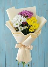 Букет школьные годы в Олекминске Букет цветов из:  Хризантемы в Олекминске