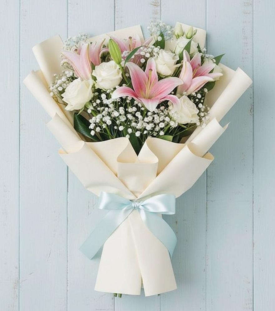 Букет Лилии в Олекминске Букет цветов из: Лилии в Олекминске