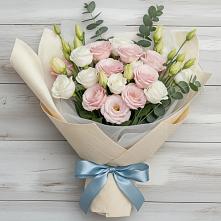 Букет шампанское #REPLACE_PRED# Олекминске Букет цветов из:  Лизиантусы #REPLACE_PRED# Олекминске