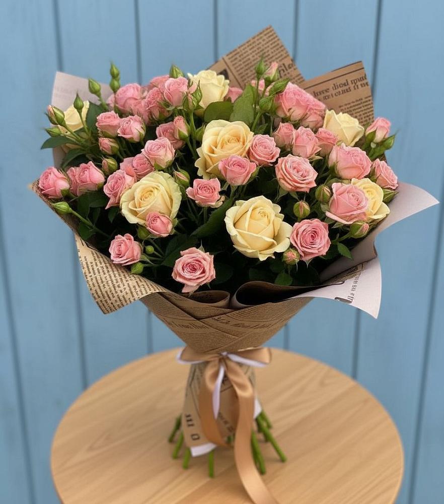 Букет варенье из роз в Олекминске Букет цветов из: Розы в Олекминске