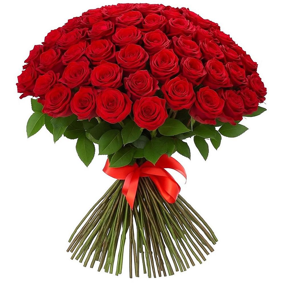 Красные розы Блэк Меджик в Олекминске Букет Красные розы Блэк Меджик в Олекминске