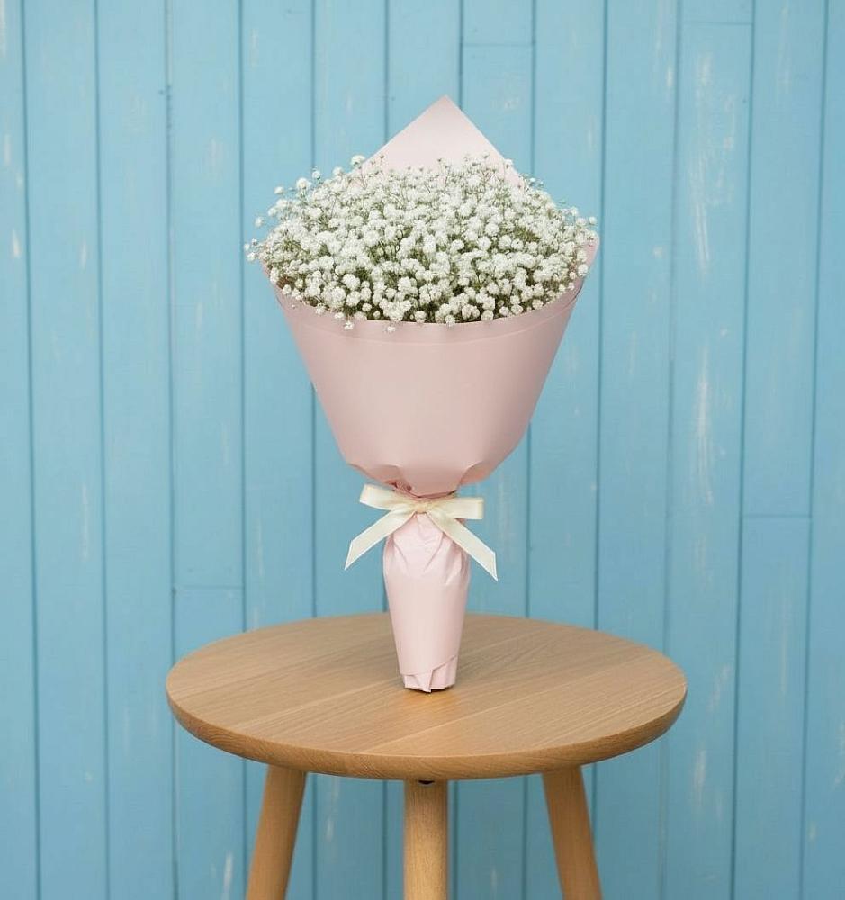 Букет Воздушное настроение в Олекминске Букет цветов из: Гипсофила в Олекминске