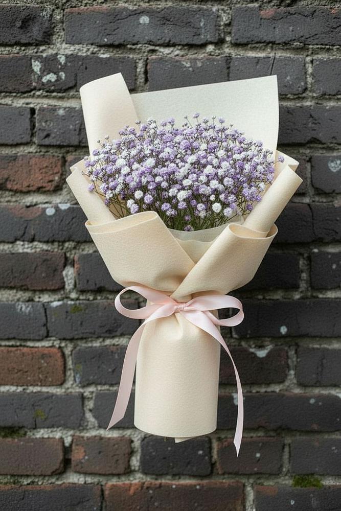 Букет Нежные чувства в Олекминске Букет цветов из: Гипсофила в Олекминске