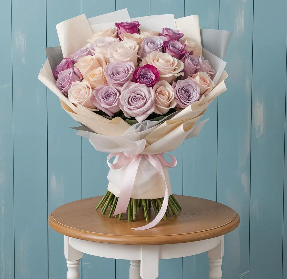 Букет десерт в Олекминске Букет цветов из: Розы в Олекминске