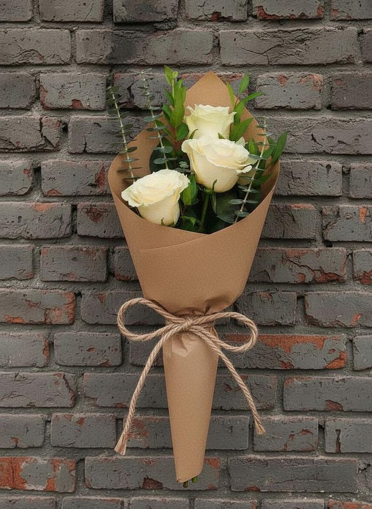 Букет из 3 роз в Олекминске Букет цветов из: Розы в Олекминске