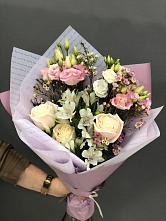 Букет лунная мелодия #REPLACE_PRED# Олекминске Букет цветов из:  Альстромерии, Розы и Лизиантусы #REPLACE_PRED# Олекминске