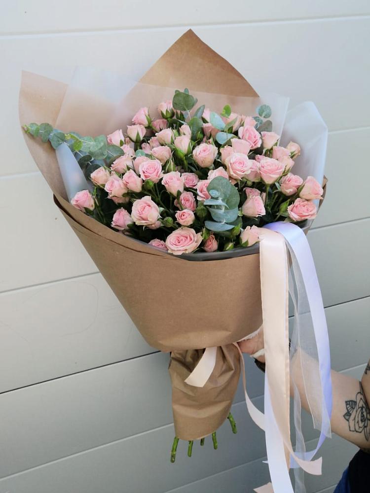 Букет Нежное касание в Олекминске Букет цветов из: Розы в Олекминске