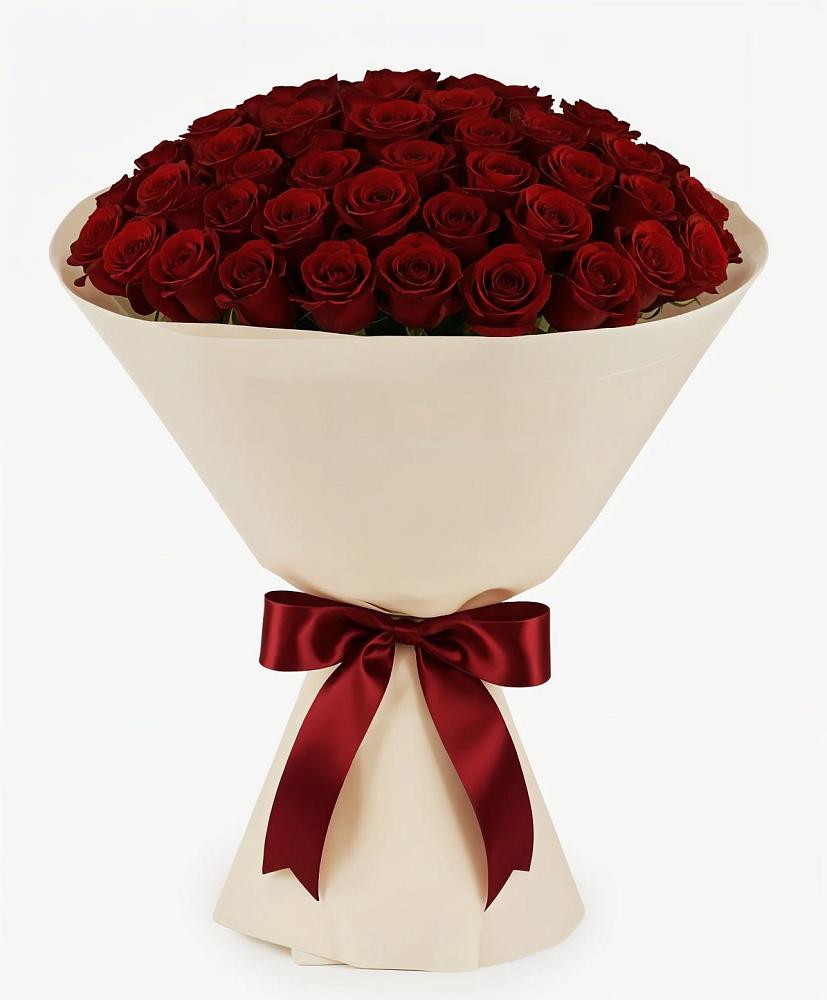 101 Бордовая роза Блэк Бакарра в Олекминске Букет 101 Бордовая роза Блэк Бакарра в Олекминске