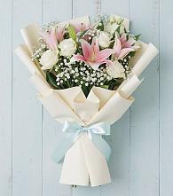 Букет Лилии в Олекминске Букет цветов из:  Лилии в Олекминске