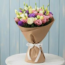 Букет Цветная эустома в Олекминске Букет цветов из:  Лизиантусы в Олекминске