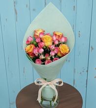 Букет Отличное настроение в Олекминске Букет цветов из:  Розы в Олекминске